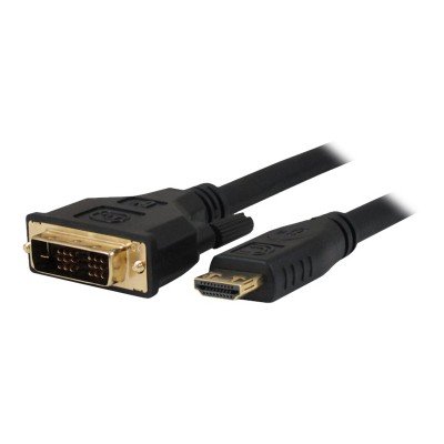 Comprehensive HD DVI 3PROBLK Pro AV IT Series Video cable HDMI DVI DVI D M to HDMI M 3 ft triple shielded black
