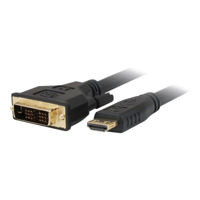 Comprehensive HD DVI 50PROBLK Pro AV IT Series Video cable HDMI DVI DVI D M to HDMI M 50 ft triple shielded black