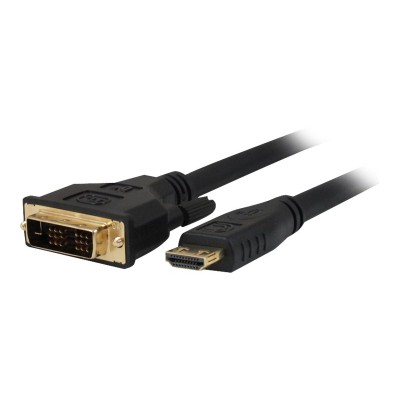 Comprehensive HD DVI 6PROBLK Pro AV IT Series Video cable HDMI DVI DVI D M to HDMI M 6 ft triple shielded black