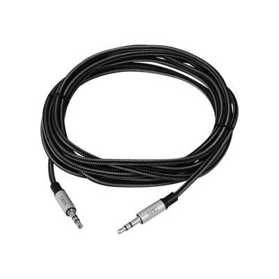 SIIG CB-AU0B12-S1 Woven Fabric Braided - Audio cable - stereo mini jack (M) to stereo mini jack (M) - 10 ft SIIG CB-AU0B12-S1 Woven Fabric Braided - Audio cable - stereo mini jack (M) to stereo mini jack (M) - 10 ft