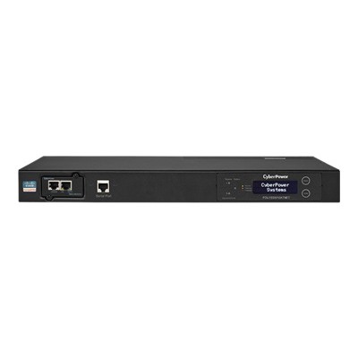 Cyberpower PDU15SW10ATNET Switched ATS PDU15SW10ATNET - Power distribution unit (rack-mountable) - AC 100-120 V - Ethernet - input: NEMA 5-15 - output connector Cyberpower PDU15SW10ATNET Switched ATS PDU15SW10ATNET - Power distribution unit (rack-mountable) - AC 100-120 V - Ethernet - input: NEMA 5-15 - output connector