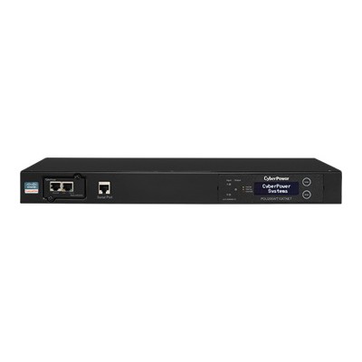 Cyberpower PDU20SWT10ATNET Switched Series PDU20SWT10ATNET Power distribution unit rack mountable AC 100 120 V Ethernet RS 232 input NEMA L5 20 ou