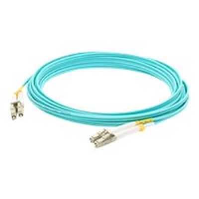AddOn Computer Products ADD LC LC 40M5OM3 40m Laser Optimized Multi Mode Fiber LOMM Duplex LC LC OM3 Aqua Patch Cable