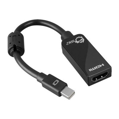 SIIG CB DP1E11 S1 Mini DisplayPort to HDMI Adapter Video converter DisplayPort black