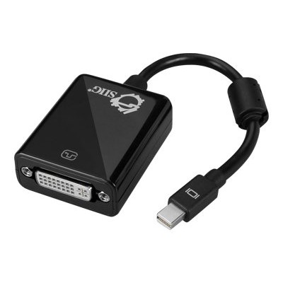 SIIG CB DP1F11 S1 Mini DisplayPort to DVI Adapter Video converter DisplayPort black
