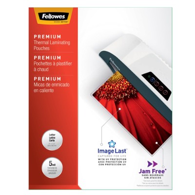 Fellowes 5245301 ImageLast 200 pack clear glossy lamination pouches