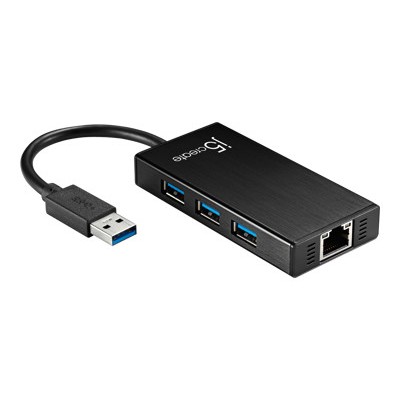 j5create JUH470 create JUH470 Network adapter USB 3.0 Gigabit Ethernet x 1 USB 3.0 x 3