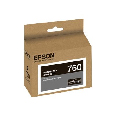 Epson T760120 760 25.9 ml black original ink cartridge for SureColor P600 SC P600