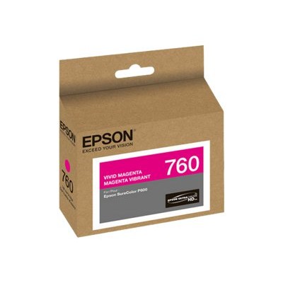 Epson T760320 760 1 pack 25.9 ml magenta original ink cartridge printing consumables for SureColor P600 SC P600