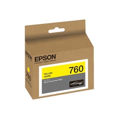 Epson T760420 760 25.9 ml yellow original ink cartridge for SureColor SC P600