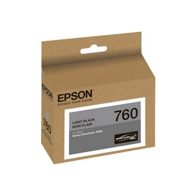 Epson T760720 760 1 pack 25.9 ml light black original ink cartridge printing consumables for SureColor SC P600