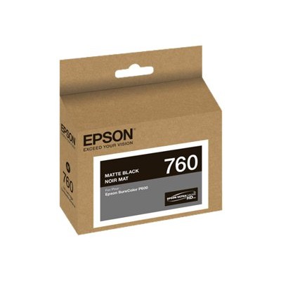 Epson T760820 760 25.9 ml matte black original ink cartridge for SureColor P600 SC P600