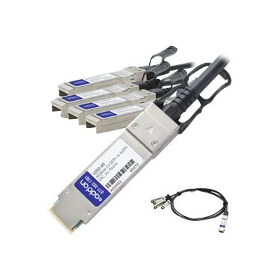 AddOn Computer Products 10202-AO Extreme Networks 10202 Compatible TAA Compliant 40GBase-CU QSFP+ to 4xSFP+ Direct Attach Cable (Passive Twinax 1m) AddOn Computer Products 10202-AO Extreme Networks 10202 Compatible TAA Compliant 40GBase-CU QSFP+ to 4xSFP+ Direct Attach Cable (Passive Twinax 1m)