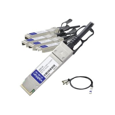 AddOn Computer Products 10203-AO Extreme Networks 10203 Compatible TAA Compliant 40GBase-CU QSFP+ to 4xSFP+ Direct Attach Cable (Passive Twinax 2m) AddOn Computer Products 10203-AO Extreme Networks 10203 Compatible TAA Compliant 40GBase-CU QSFP+ to 4xSFP+ Direct Attach Cable (Passive Twinax 2m)