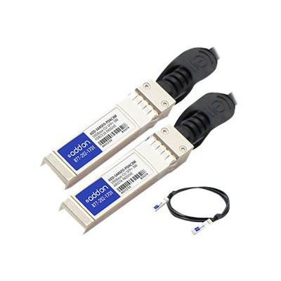 AddOn Computer Products ADD-SARSFO-PDAC3M Arista Networks CAB-SFP-SFP-3M to Dell Force10 CBL-10GSFP-DAC-3M Compatible TAA compliant 10GBase-CU SFP+ to SFP+ Dire AddOn Computer Products ADD-SARSFO-PDAC3M Arista Networks CAB-SFP-SFP-3M to Dell Force10 CBL-10GSFP-DAC-3M Compatible TAA compliant 10GBase-CU SFP+ to SFP+ Dire