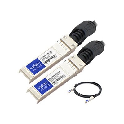 AddOn Computer Products ADD-SARSIN-PDAC3M Arista Networks CAB-SFP-SFP-3M to Intel XDACBL3M Compatible TAA compliant 10GBase-CU SFP+ to SFP+ Direct Attach Cable AddOn Computer Products ADD-SARSIN-PDAC3M Arista Networks CAB-SFP-SFP-3M to Intel XDACBL3M Compatible TAA compliant 10GBase-CU SFP+ to SFP+ Direct Attach Cable
