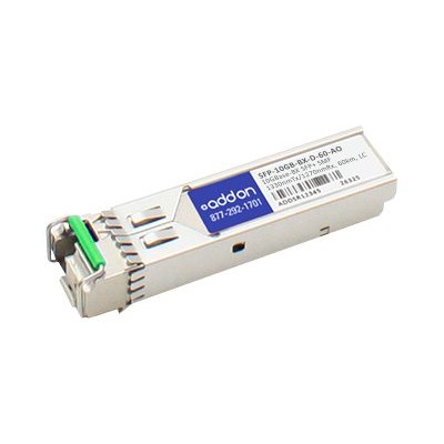 AddOn Computer Products SFP 10GB BX D 60 AO MSA and TAA Compliant 10GBase BX SFP Transceiver SMF 1330nmTx 1270nmRx 60km LC DOM