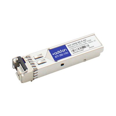 AddOn Computer Products SFP 10GB BX D AO MSA and TAA Compliant 10GBase BX SFP Transceiver SMF 1330nmTx 1270nmRx 10km LC DOM