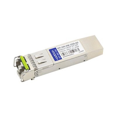 AddOn Computer Products SFP 10G DW 1550 AO Arista Networks SFP 10G DW 1550 Compatible TAA Compliant 10GBase CWDM SFP Transceiver SMF 1550nm 40km LC DOM