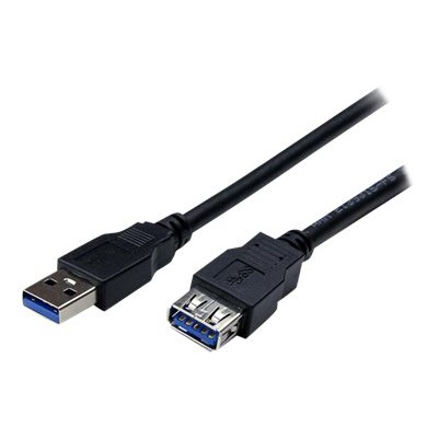 StarTech.com USB3SEXT2MBK 2m Black SuperSpeed USB 3.0 Extension Cable A to A Male to Female USB 3.0 Extender Cable USB 3.0 Extension Cord