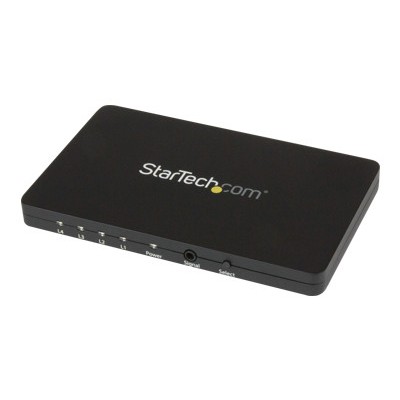 StarTech.com VS421HD4K Automatic Video Switch w/ Aluminum Housing and MHL Support - 4K 30Hz - Video/audio switch - 4 x HDMI - desktop - AC 100/230 V StarTech.com VS421HD4K Automatic Video Switch w/ Aluminum Housing and MHL Support - 4K 30Hz - Video/audio switch - 4 x HDMI - desktop - AC 100/230 V