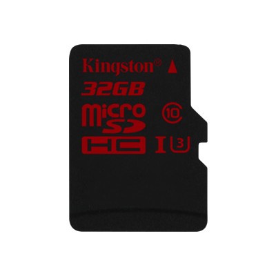 Kingston SDCA3/32GBSP 32GB microSDHC UHS-I speed class 3 Single Pack w/o Adapter Kingston SDCA3/32GBSP 32GB microSDHC UHS-I speed class 3 Single Pack w/o Adapter
