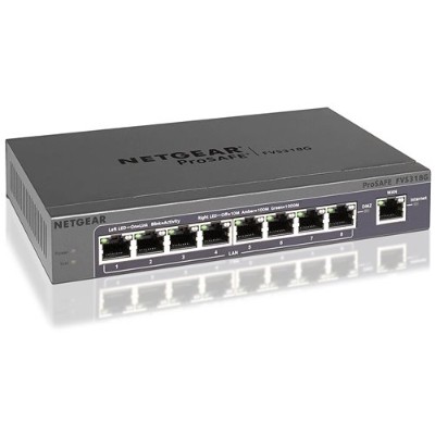 NetGear FVS318G-200NAS ProSafe FVS318Gv2 - Router - 8-port switch - GigE NetGear FVS318G-200NAS ProSafe FVS318Gv2 - Router - 8-port switch - GigE