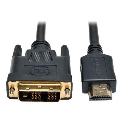 TrippLite P566-020 HDMI to DVI Cable Digital Monitor Adapter Cable (HDMI to DVI-D M/M) 20-ft. TrippLite P566-020 HDMI to DVI Cable Digital Monitor Adapter Cable (HDMI to DVI-D M/M) 20-ft.