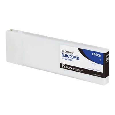 Epson C33S020614 SJIC26P(K) - Black - original - ink cartridge - for ColorWorks TM-C7500 Epson C33S020614 SJIC26P(K) - Black - original - ink cartridge - for ColorWorks TM-C7500