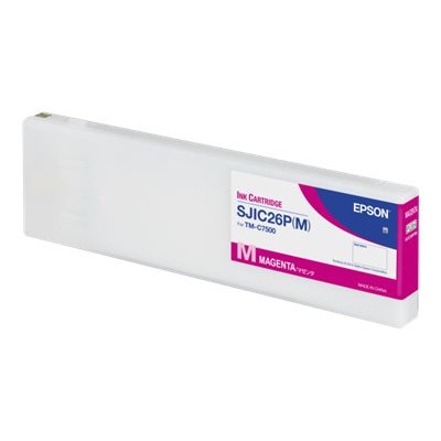 Epson C33S020616 SJIC26P(M) - Magenta - original - ink cartridge - for ColorWorks TM-C7500 Epson C33S020616 SJIC26P(M) - Magenta - original - ink cartridge - for ColorWorks TM-C7500