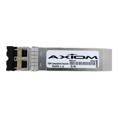 Axiom Memory 45W1218 AX SFP transceiver module 8Gb Fibre Channel Long Wave Fibre Channel LC single mode up to 6.2 miles 1310 nm pack of 8 for I