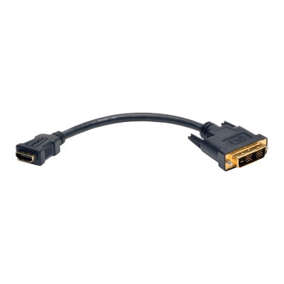 Tripplite P130-08n Hdmi To Dvi Adapter Cable Connector Hdmi To Dvi-d F/m 8 8 Inch