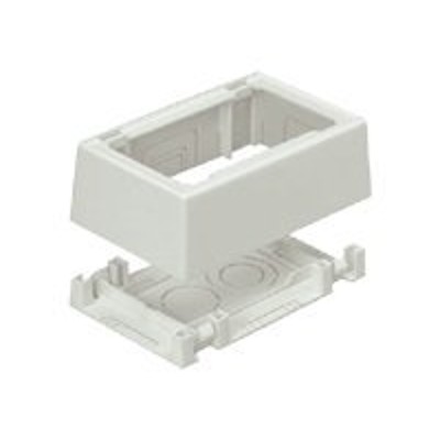 UPC 027242544086 product image for Panduit JB1FSWH-A Pan-Way Low Voltage Surface Mount Outlet Box - Surface mount b | upcitemdb.com