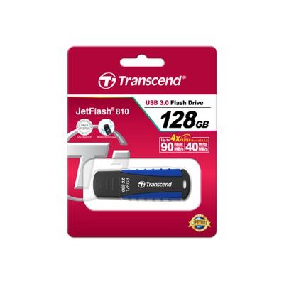 Transcend TS128GJF810 JetFlash 810 - USB flash drive - 128 GB - USB 3.0 Transcend TS128GJF810 JetFlash 810 - USB flash drive - 128 GB - USB 3.0