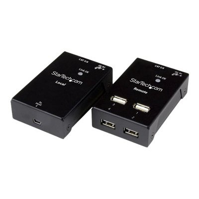 StarTech.com USB2004EXTV 4 Port USB 2.0 Over Cat5 6 Extender up to 130ft 40m Cat5 or 165ft 50m Cat6 Cost effective USB Extension