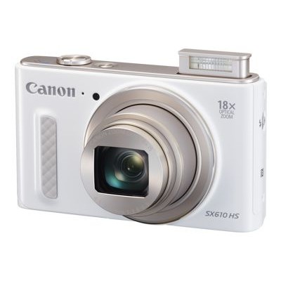 Canon 0112C001 PowerShot SX610 HS - Digital camera - compact - 20.2 MP - 1080p - 18x optical zoom - Wi-Fi NFC - white Canon 0112C001 PowerShot SX610 HS - Digital camera - compact - 20.2 MP - 1080p - 18x optical zoom - Wi-Fi NFC - white
