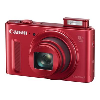 Canon 0113C001 PowerShot SX610 HS - Digital camera - compact - 20.2 MP - 1080p - 18x optical zoom - Wi-Fi NFC - red