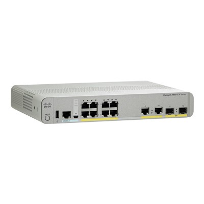 Cisco WS C2960CX 8TC L Catalyst 2960CX 8TC L Switch managed 8 x 10 100 1000 2 x SFP 2 x 10 100 1000 uplink desktop rack mountable DIN rail mount