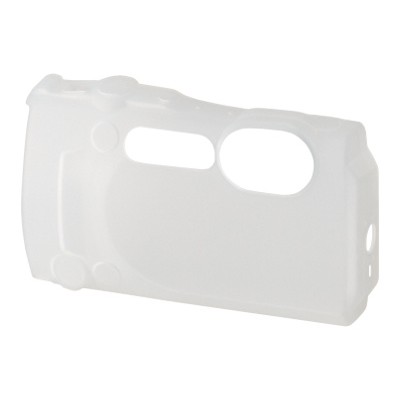 Olympus V600084WW000 CSCH-124 - Protective cover for camera - silicone - half translucent - for TG-860 Stylus Tough TG-860 TG-870 Olympus V600084WW000 CSCH-124 - Protective cover for camera - silicone - half translucent - for TG-860 Stylus Tough TG-860 TG-870