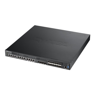 Zyxel XS3700 24 XS3700 24 Switch L2 managed 8 x 10GBase T 12 x 10 Gigabit SFP 4 x combo 10 Gigabit SFP rack mountable