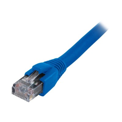 Comprehensive CAT5 14BLU USA Patch cable RJ 45 M to RJ 45 M 14 ft CAT 5e IEEE 802.5 ANSI X3T9.5 IEEE 802.3 molded snagless stranded blue