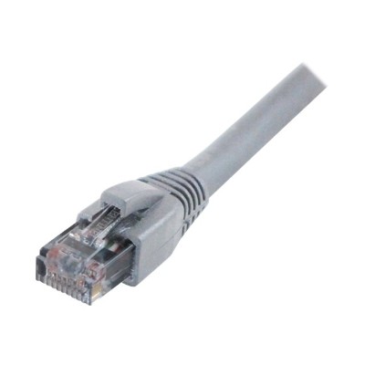 Comprehensive CAT5 14GRY USA Patch cable RJ 45 M to RJ 45 M 14 ft CAT 5e IEEE 802.5 IEEE 802.3 molded snagless stranded gray