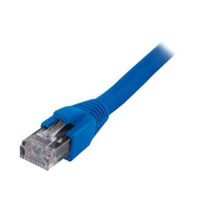 Comprehensive CAT6 10BLU USA Patch cable RJ 45 M to RJ 45 M 10 ft CAT 6 IEEE 802.5 IEEE 802.3 molded snagless stranded blue