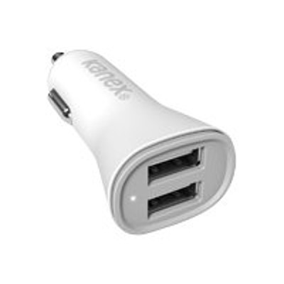 KANEX KCLA2PT34V2 MiColor Power adapter car 2.4 A 2 output connectors USB power only white