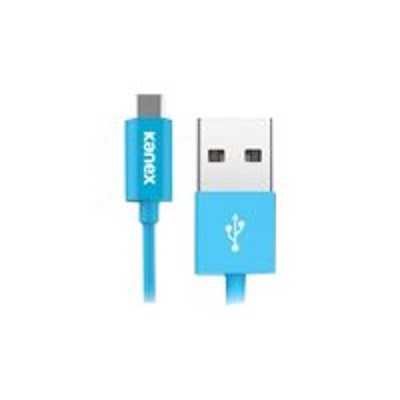 KANEX KMUSB4FBL USB cable Micro USB Type B M to USB M 4 ft blue