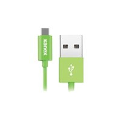 KANEX KMUSB4FGN MiColor USB cable Micro USB Type B M to USB M 4 ft green