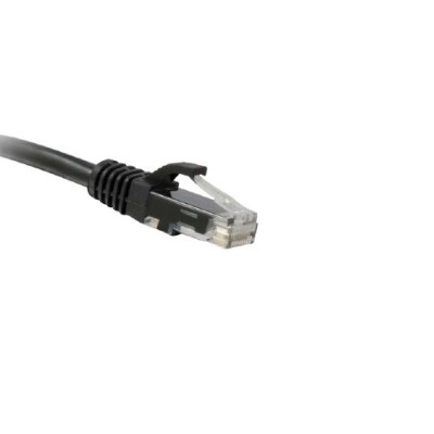 ENET Solutions C5E BK 35 ENC Category 5 Enhanced Snagless Patch Cable with Boots 35FT Black