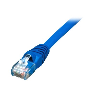 Comprehensive CAT6A 100BLU Patch cable DTE RJ 45 M to RJ 45 M 100 ft STP CAT 6a molded snagless stranded blue