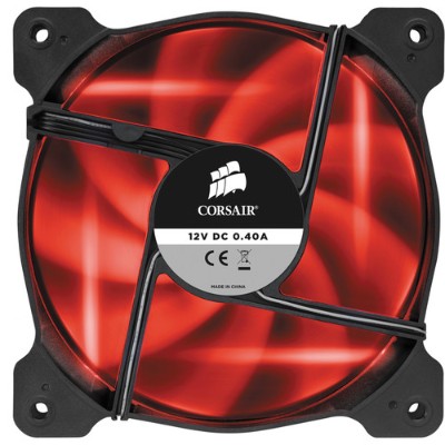 Corsair Memory CO 9050019 WW Air Series LED SP120 High Static Pressure Case fan 120 mm red