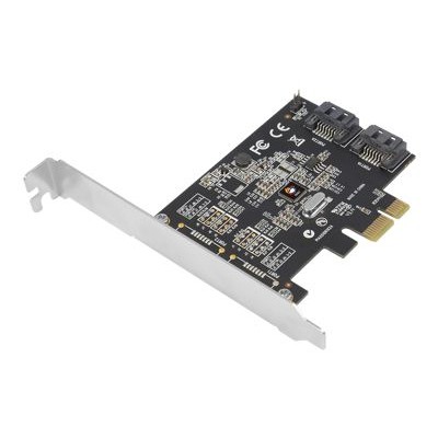SIIG SC-SA0L11-S2 DP SATA 6Gb/s 2-Port PCIe - Storage controller - 2 Channel - SATA 6Gb/s low profile - 600 MBps - PCIe 2.0 SIIG SC-SA0L11-S2 DP SATA 6Gb/s 2-Port PCIe - Storage controller - 2 Channel - SATA 6Gb/s low profile - 600 MBps - PCIe 2.0